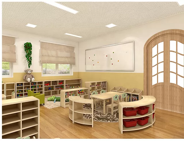 Trong phòng học hiện đại, trẻ em có thể tiếp cận với các thiết bị như: Bàn tương tác ifun, Màn hình tương tác. Nhờ vào những công nghệ này, việc giảng dạy trở nên sinh động hơn và giúp trẻ em dễ dàng tiếp thu kiến thức.